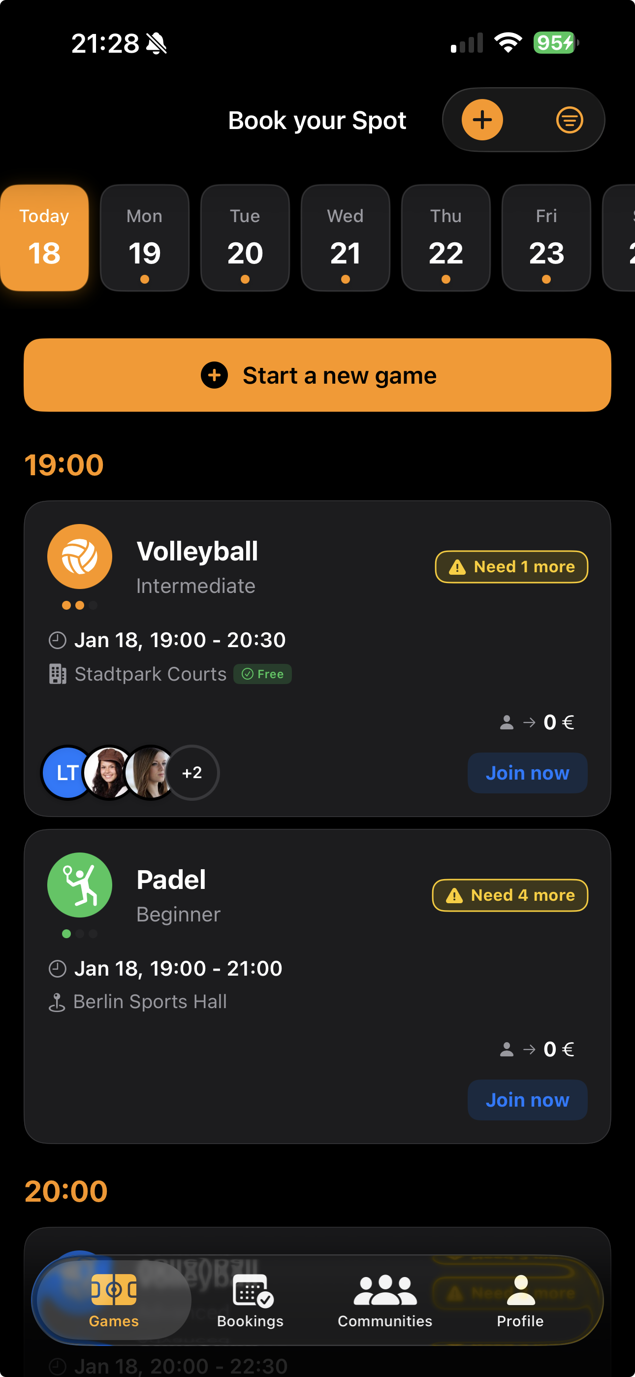 1Club App - Discover Games